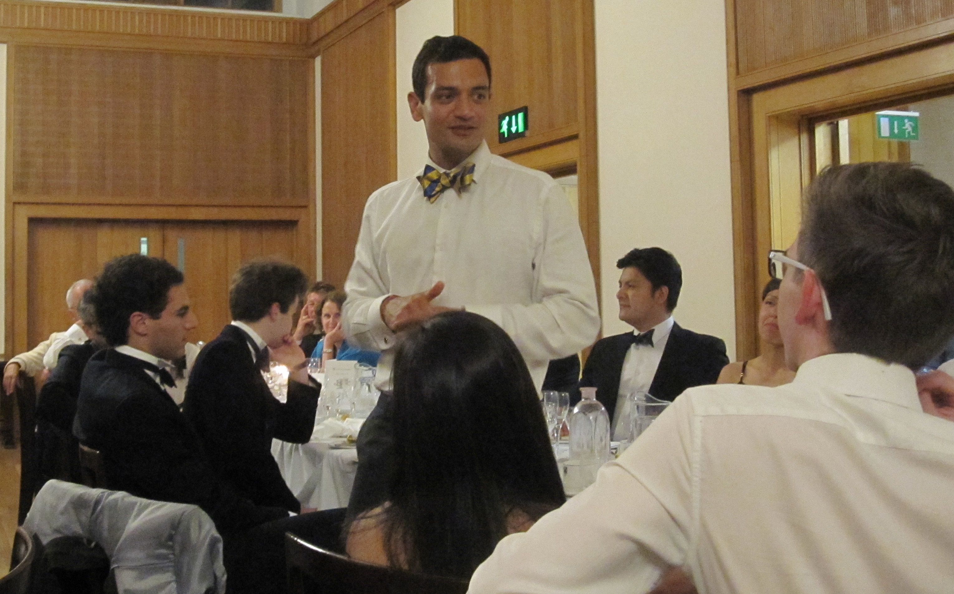 Dr Dhruv Panchal at the Boat Club dinner
