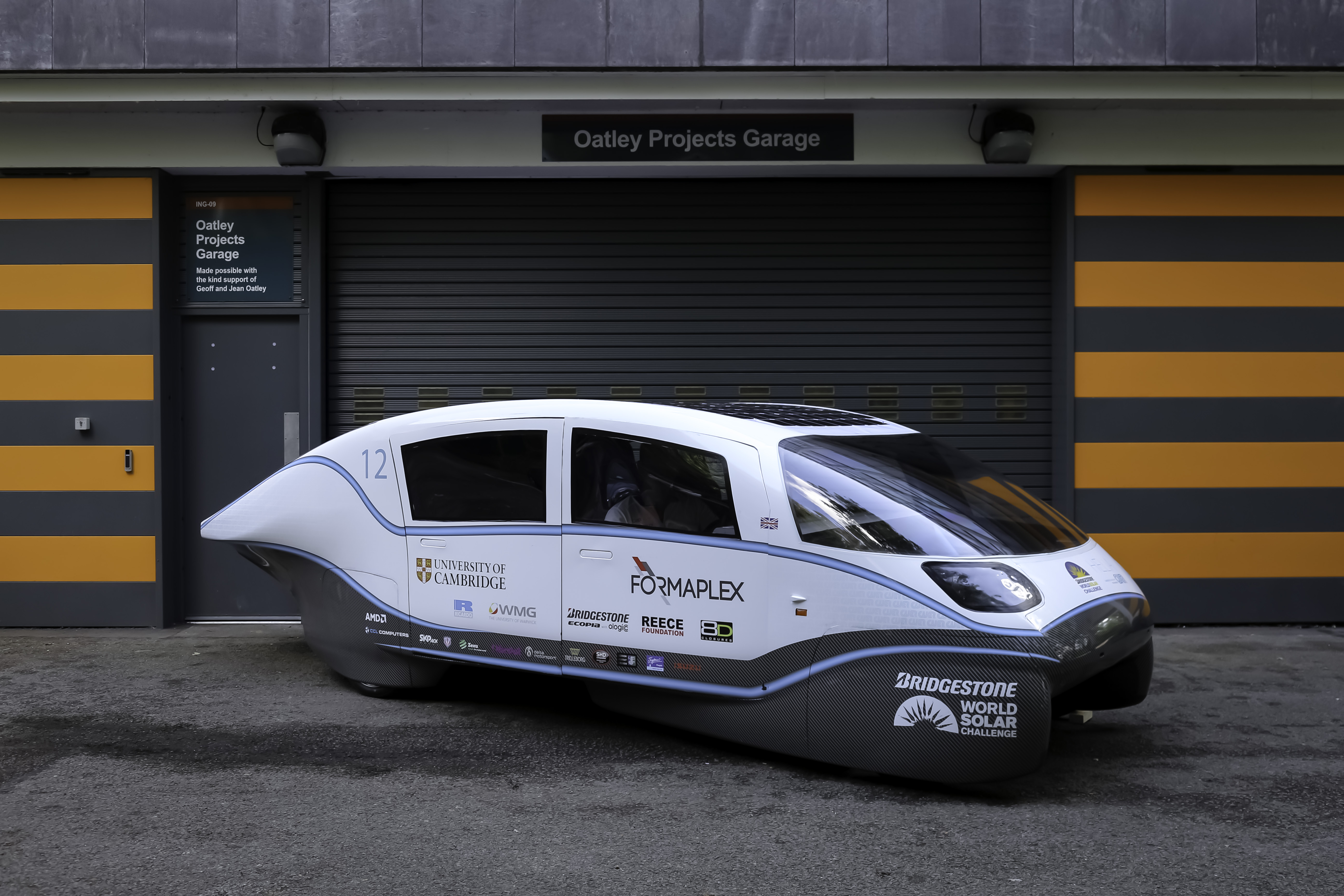 Helia solar-powered car
