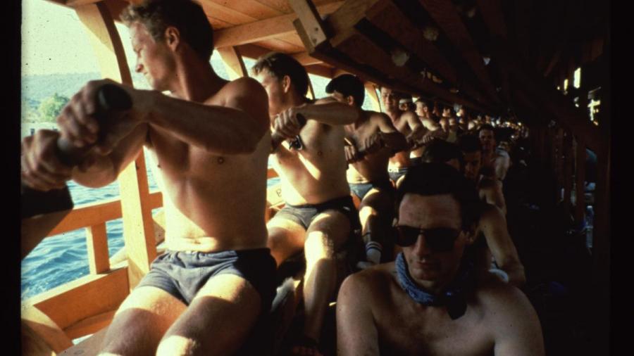 Rowers in the Trireme Olympias