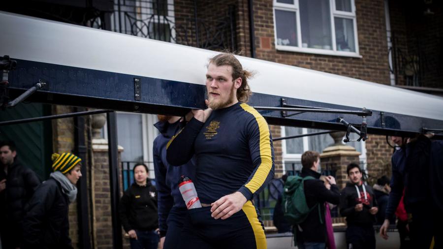 Claudio Ravasio represents Wolfson College Boat Club at the Head of the River Race, 2016