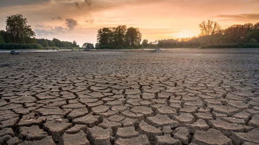 Image of dry cracked earth during a drought.
