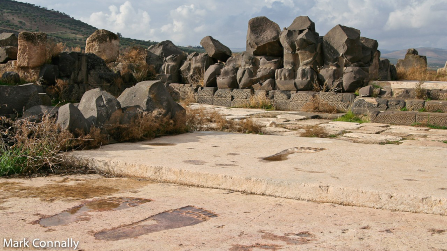 Footprints at Ain Dara