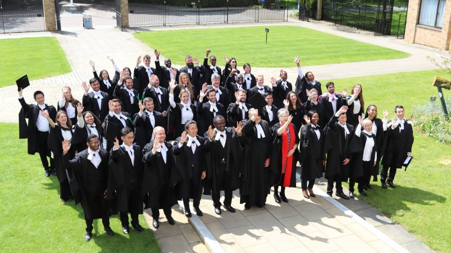 Graduands on the front court 20 May 2023