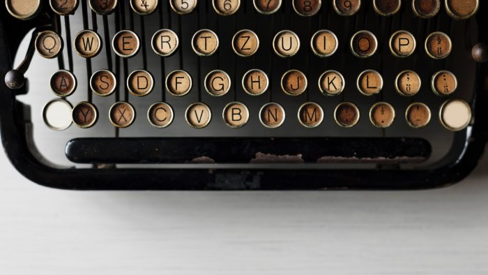Typewriter keys, rawpixel