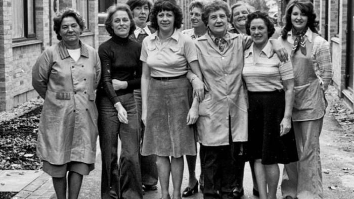 The housekeeping staff in 1977