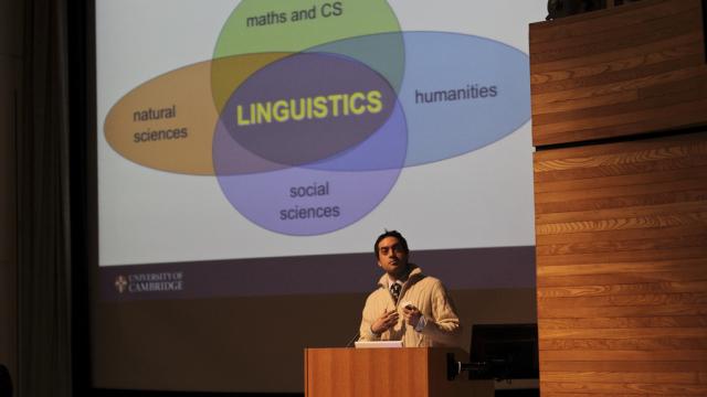 Linguistics talk at University of Cambridge