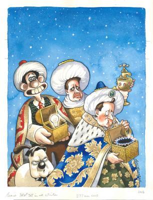 Spectator Christmas issue cover 2013 ̶ The Three Kings