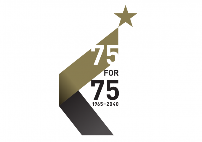 75 for 75 Campaign Logo