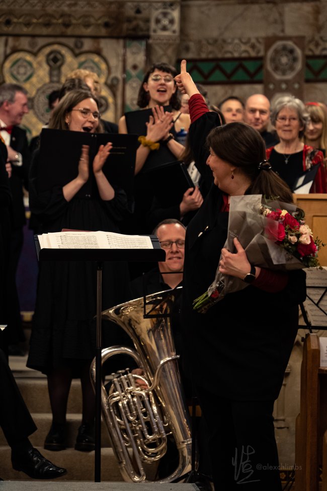 Lyn celebrates thirty years leading the Wolfson College choir