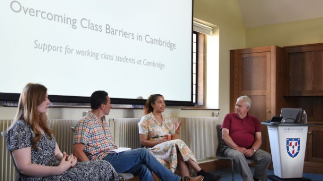 Éireann speaks on overcoming class barriers