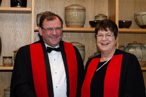 Professors Duncan Maskell and Jane Clarke