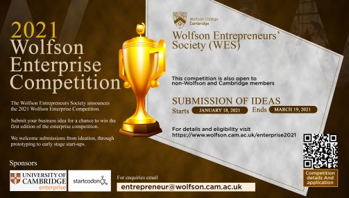 Wolfson Enterprise Competition 2021
