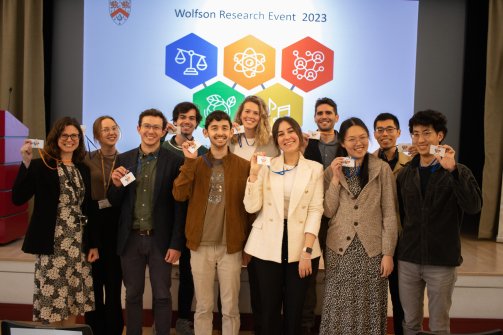 Organisers at the Wolfson Research Event 2023
