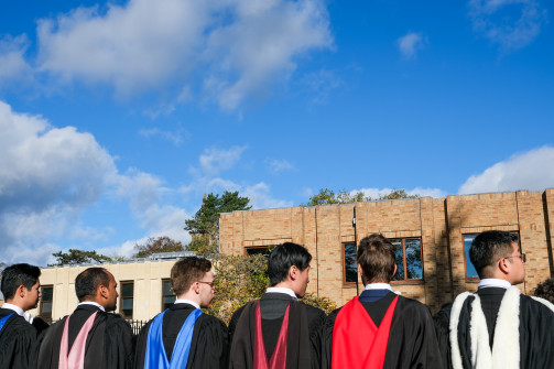 Wolfson graduates celebrate at October graduation