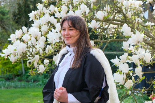 Wolfson student celebrates at March graduation