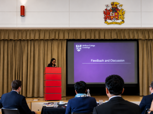 Chidera Ezenwanne at the 2026 Wolfson Entrepreneurship Competition