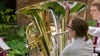 Musician from Cambridge University Brass Band